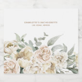 Bachelorette Weekend Party Favor Gepersonaliseerde Sparkling Wijnetiket (Enkel label)