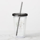 Bachelorette Weekend Party Favor Personalized Acryl Drinkbeker (Achterkant)