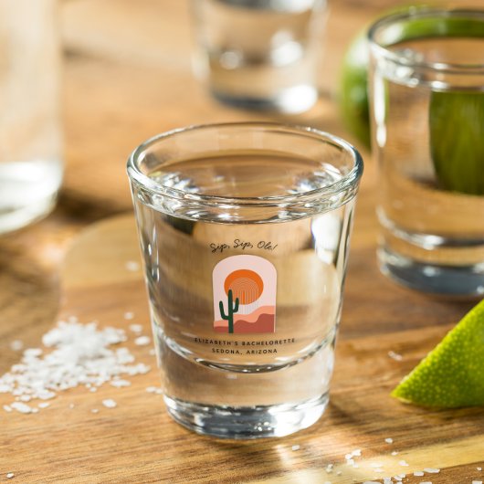 Bachelorette Weekend Party Favor Personalized Shot Shot Glas