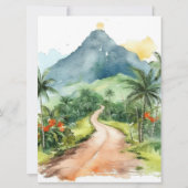 Bachelorette Weekend Route | Hawaï Kaart (Achterkant)