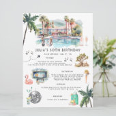 Bachelorette Weekend Route | Palmveren Kaart (Staand voorkant)