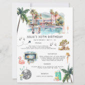 Bachelorette Weekend Route | Palmveren Kaart (Voorkant)