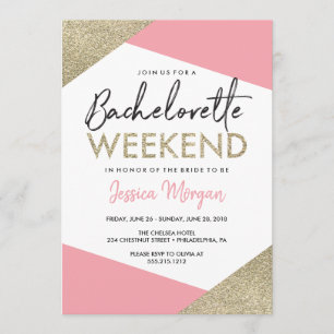 Bachelorette Weekend Route Roze en Goud Programma