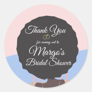Bachelorette-weekend strand bruidsbruiloft Bedankt Ronde Sticker