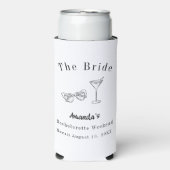 Bachelorette-weekendfeest bruid strand (Seltzer Voorkant)