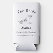 Bachelorette-weekendfeest bruid strand (Achterkant)