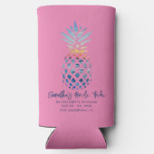 Bachelorette-weekendfeest Roze Ananas Script (Achterkant)