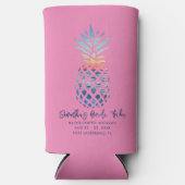 Bachelorette-weekendfeest Roze Ananas Script (Voorkant)