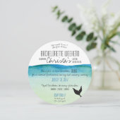 Bachelorette Weekenduitnodiging bestemming Kaart (Staand voorkant)