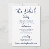 Bachelorette Weekendvaart Marine Kaart (Achterkant)