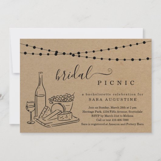 Bachelorette Wine Tasting and Cheese Board Party Kaart (Voorkant)