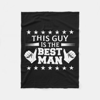 Bachelorfeest Deze vent is de man Trouwthema Fleece Deken