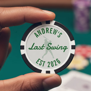 Bachelorfeest Honkbal Laatste Swing Voor de Ring Poker Chips