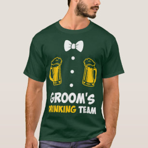 Bachelorfeest mannen team bruidegom Huwelijk117 T-shirt