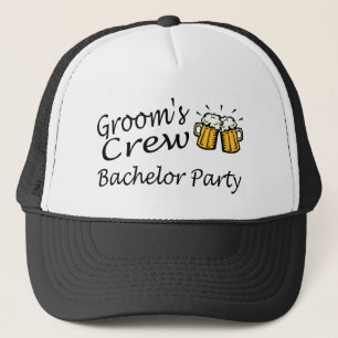 Bachelorpartij voor treinpersoneel trucker pet