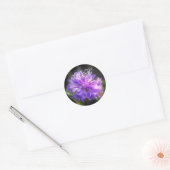 Bachelors Button Cornflower Ronde Sticker (Envelop)
