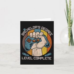 Bachelors Degree Level Complete Gamer Afstuderen C Kaart