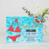 Bachelortie maillot de bain invitation (Debout devant)