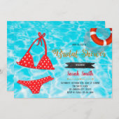 Bachelortie maillot de bain invitation (Devant / Derrière)