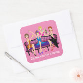 Bachlorette Party bedankt je sticker (Envelop)