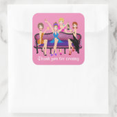 Bachlorette Party bedankt je sticker (Tas)