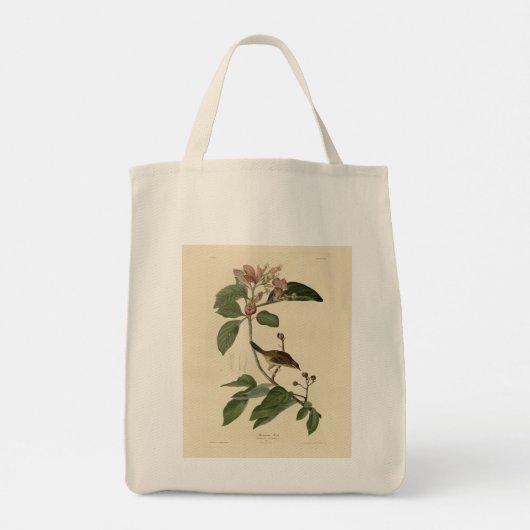 Bachman's Finch (Sparrow) Audubon Birds of America Tote Bag (Achterkant)
