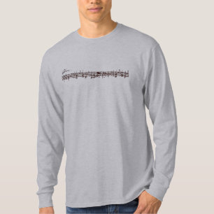 Bach's Chaconne for Violin - 1st line - originele T-shirt