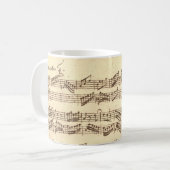 Bach's Invention Koffiemok (Voorkant links)