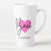Baci Rose Coeur Latte Mug Sweet Affectionate Cadea (Droite)
