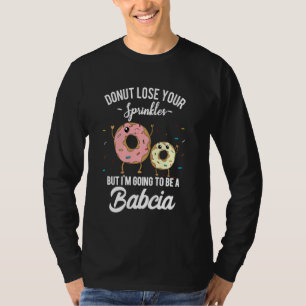 Bacia Poolse oma's Zwangerschap Baby Announceme T-shirt