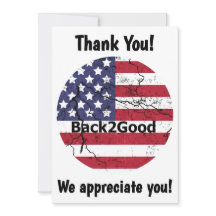 Back2Good Flat 5x7 bedankkaart