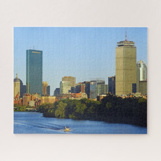 Back Bay Boston Skyline Puzzle (Horizontal)