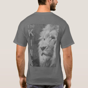 Back Design Elegant Moderne Pop Art Lion Head-Mann T-shirt
