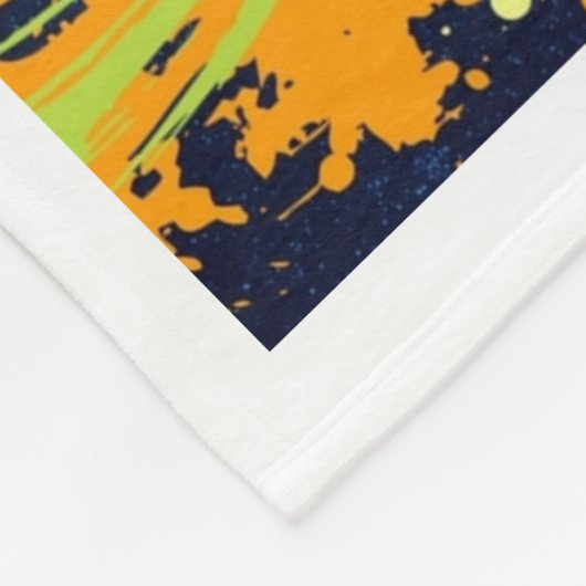 “back Door Chemistry” Design Chiffon Top  Fleece Deken (Hoek)