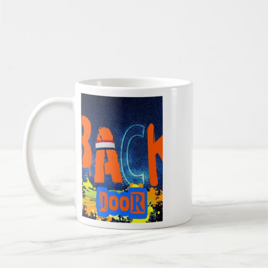 “back Door Chemistry” Design Chiffon Top  Koffiemok (Links)