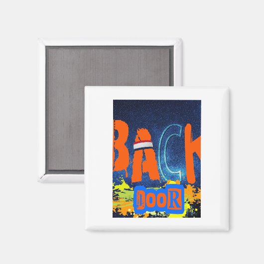 “back Door Chemistry” Design Chiffon Top  Magneet (Voorkant / Achterkant)