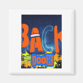 “back Door Chemistry” Design Chiffon Top  Magneet