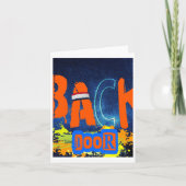 "Back Door Chemistry" Ontwerp Chiffon Top Kaart (Voorkant)