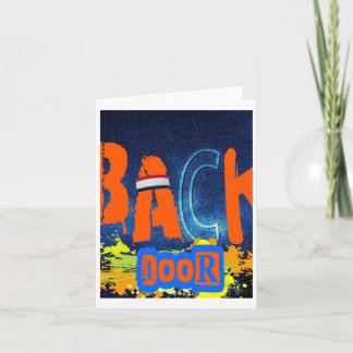 "Back Door Chemistry" Ontwerp Chiffon Top Kaart