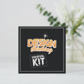 (BACK) EDITABLE DT SURVIVAL KIT 1 KAART (Staand voorkant)