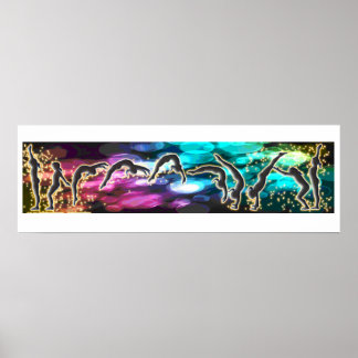 Back Handspring Star Vision Poster