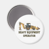 BACK-HOE-LADER MAGNEET (Voorkant / Achterkant)