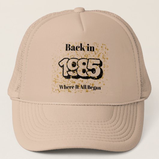 Back in 1985, Where It All Began, Trucker Hat Pet (Voorkant)
