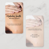 Back Massage | Health Spa Afsprakenkaartje (Voorkant / Achterkant)