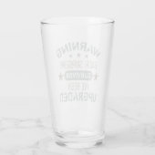 Back Surgery Humor Upgraded Glas (Achterkant)