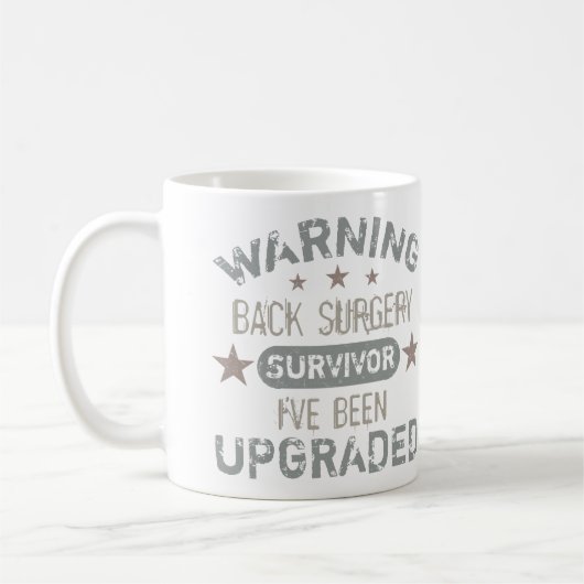 Back Surgery Humor Upgraded Koffiemok (Links)