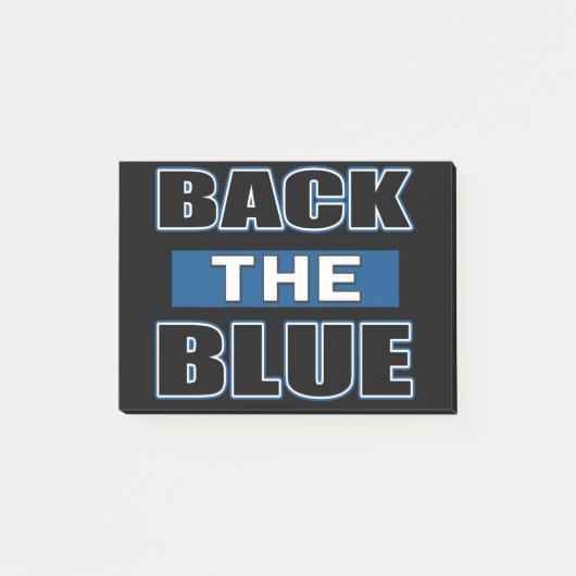 Back-the-Blue- Post-it® Notes (Voorkant)