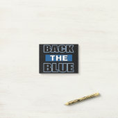 Back-the-Blue- Post-it® Notes (Op bureau)