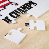 Back-to-back WW Champs, Verenigde Staten vorm Legpuzzel (Zijkant)