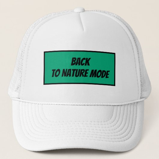 "Back to Nature Mode Trucker Pet (Voorkant)